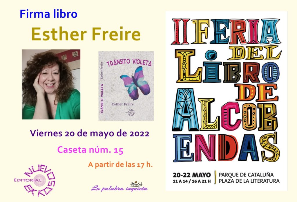 Esther Freire. Feria del Libro de Alcobendas
