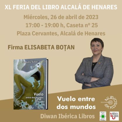 Elisabeta Botan firma en Alcalá de Henares